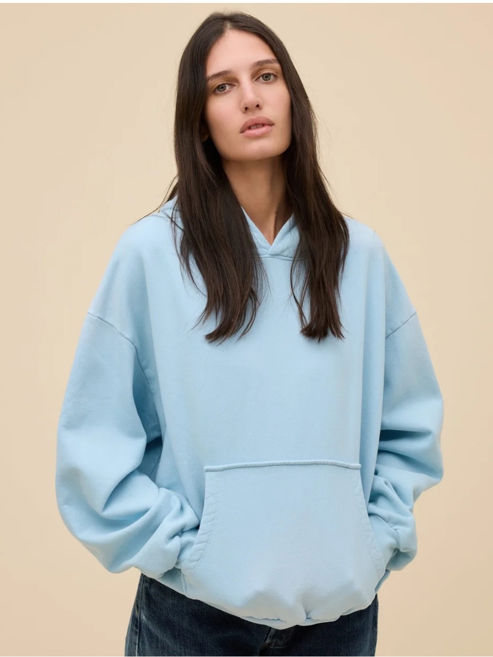 Daydreamer Oversized Hoodie Sun faded bluey size S/M